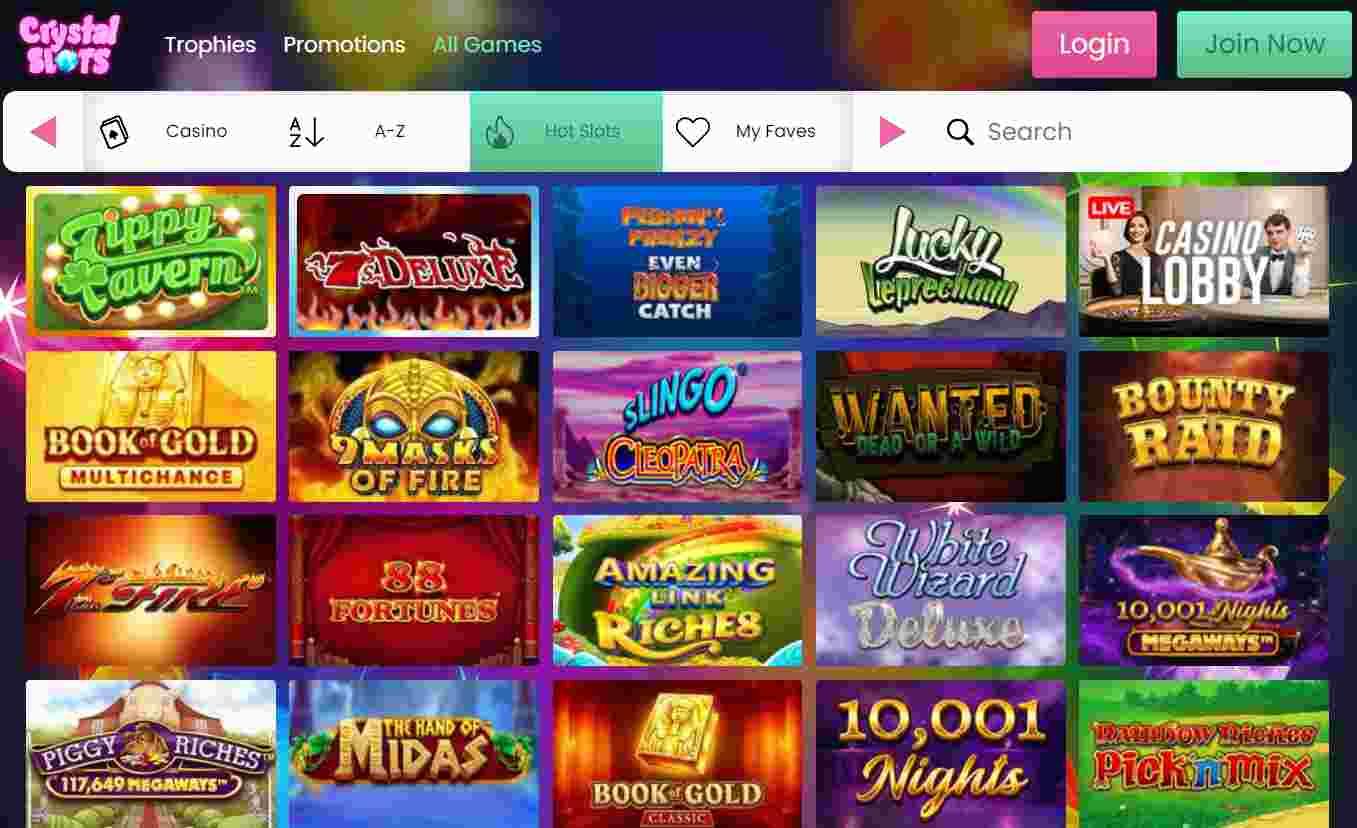 Crystal Slot Casino Slot Games