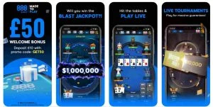 888poker Mobile Gameplay