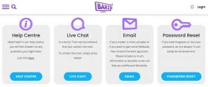 Barz Casino Customer Support Channels