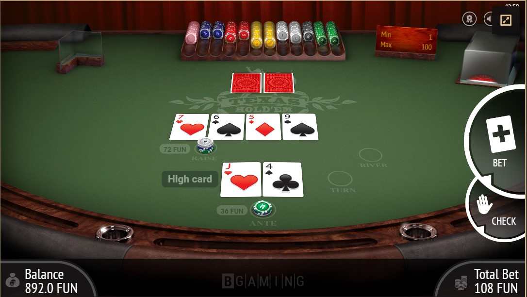 Texas Holdem Poker Free Play