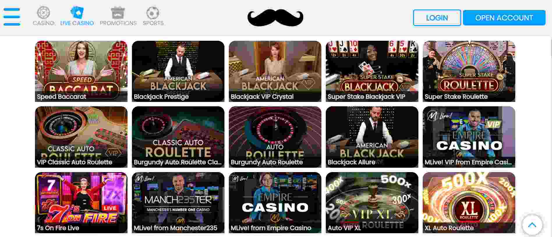 Mr Play Live Casino